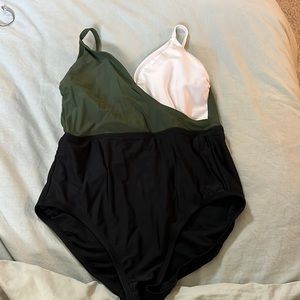 Kona Sol color block, one piece swimsuit
